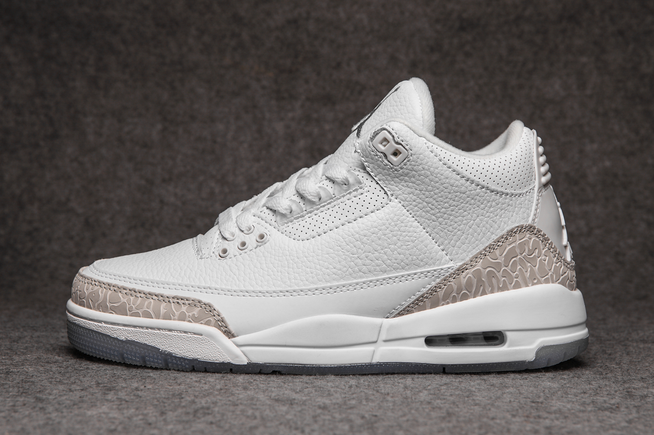 New Air Jordan 3 White Cement Shoes